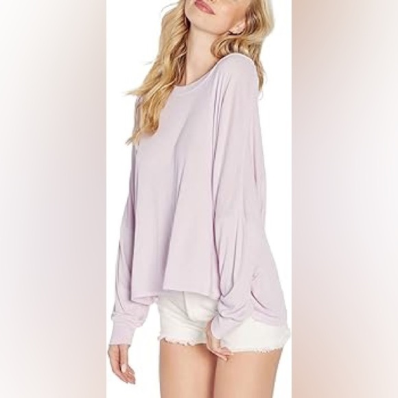 Wildfox Aria Long Sleeve T-Shirt in Wispy - Picture 2 of 10